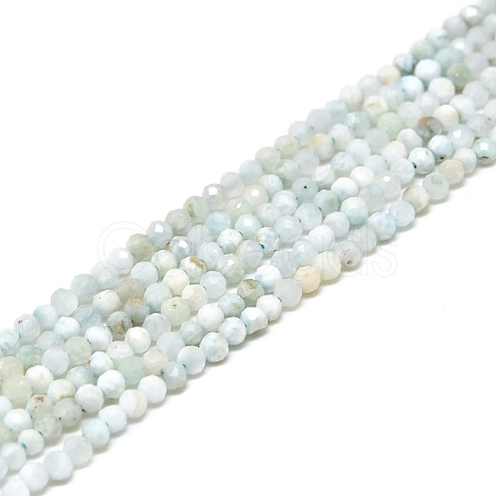 Natural Larimar Beads Strands G-A187-02A-1