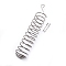 Stainless Hanging Feeding Device, with Stainless Steel Hanging Hook, Pet Supplies, Stainless Steel Color, 250x43mm, Hanging Hook: 45x14x10mm