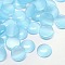 Cat Eye Cabochons, Half Round, Pale Turquoise, 5x2mm