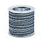 11M Polyester Braided Cord with Cotton Core, Sky Blue, 2.5mm, about 10.0465 Yards(11m)/Roll