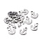 Non-Tarnish 201 Stainless Steel Charms, Laser Cut, Anchor, Stainless Steel Color, 12x9x0.9mm, Hole: 1.4mm