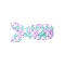 Fish Scale Shiny Cloth Snap Hair Clips, Baby Clip Accessories, with Iron Findings, Colorful, 70x35mm