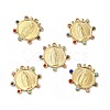 Colorful Rhinestone Pendants STAS-J401-VC993-4