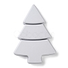 Christmas Tree Shaped Plastic Snack Dried Tray Box DJEW-Q003-01A-3