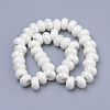 Handmade Porcelain Beads X-PORC-Q219-15x9-F26-2