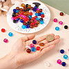 Craftdady 88pcs 8 colors Glass European Beads GLAA-CD0001-10-6