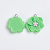 Imitation Jelly Resin Pendants RESI-TAC0002-30G-2