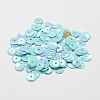 Plastic Paillette Beads X-PVC-A002-4mm-03-1