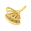 Frech Style Brass Micro Pave Cubic Zirconia Pendants KK-A232-05A-G-2