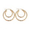 304 Stainless Steel Hoop Earrings EJEW-F188-12G-1