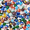 Yilisi 200Pcs 10 Colors Round Millefiori Glass Beads LK-YS0001-01-12