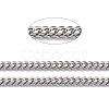 304 Stainless Steel Cuban Link Chain STAS-B019-02C-P-2