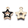 Alloy Enamel Pendants ENAM-S121-027A-3