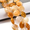 Natural Topaz Jade Beads Strands G-C159-A06-01-2