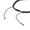 Infinity Braided Bead Bracelet for Girl Women BJEW-JB06957-02-5