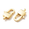 Eco-Friendly Brass Lobster Claw Clasps KK-G405-08G-RS-2
