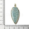 Natural Amazonite Pendants G-A099-01G-04-3