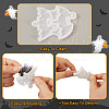 Pandahall 3Pcs 3 Styles DIY Bat Pendants Silhouette Silicone Molds DIY-TA0005-27-12