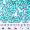 8/0 Baking Paint Glass Round Seed Beads SEED-S036-01B-13-3