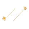 Brass Flower Head Pins FIND-B009-04G-2