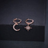 Real Rose Gold Plated EJEW-AA00270-16RG-3