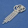 Brass Rhinestone Pendants KK-I715-16S-06-2