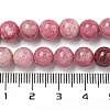 Natural Rhodonite Beads Strands G-P544-A02-02-5