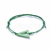 Adjustable Waxed Cotton Cord Bracelets BJEW-JB04292-02-1