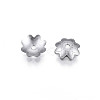 Non-Tarnish 304 Stainless Steel Bead Caps STAS-S057-51A-P-3