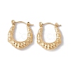 Ion Plating(IP) 304 Stainless Steel Chunky Hoop Earrings for Women EJEW-E199-07G-1