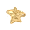 Star Brass Adjustable Rings for Women RJEW-A048-02G-2