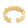 Rack Plating Brass Open Cuff Rings for Women RJEW-Z059-02G-02-3