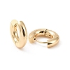 Ion Plating(IP) Brass Thick Hoop Earrings for Women X-EJEW-A083-03G-2