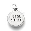 316L Stainless Steel Pendants STAS-Q203-AAT807A-2