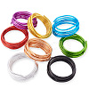 Fashewelry 8 Roll 8 Colors Round Aluminum Wire AW-FW0001-03-2