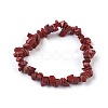 Natural Red Jasper Beads Stretch Bracelets BJEW-JB04152-05-1
