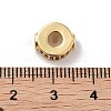 Brass Micro Pave Cubic Zirconia Beads KK-K361-03B-G-4