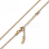 Ion Plating(IP) 304 Stainless Steel Ball Chain Necklace for Men Women NJEW-K245-017E-2