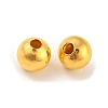 Brass Smooth Round Beads EC400-2G-2