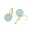 Brass with Resin Round Hoop Earrings EJEW-Q391-09G-02-3