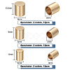 Unicraftale 36Pcs 6 Style 201 Stainless Steel Cord Ends STAS-UN0044-40-4