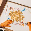 Plastic Reusable Drawing Painting Stencils Templates DIY-WH0172-547-5