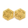 Ion Plating(IP) 304 Stainless Steel Stud Earrings EJEW-H013-03G-1