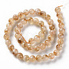 Natural Citrine Beads Strands G-S362-105C-2