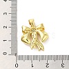 Brass Micro Pave Clear Cubic Zirconia Pendants FIND-Z041-10G-3