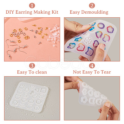 DIY Earring Making Kits DIY-TA0004-27-1