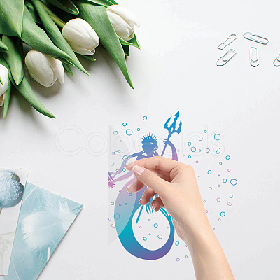 PVC Window Sticker DIY-WH0235-032-1