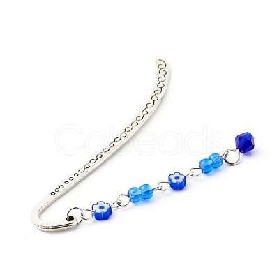 Handmade Zinc Alloy Bookmarks AJEW-JK00172-1