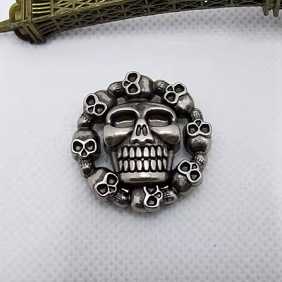 Halloween Skull Zinc Alloy Collision Rivets PW-WG30708-01-1