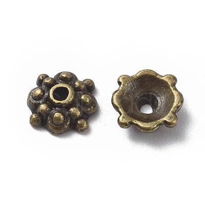 Tibetan Style Bead Caps X-MLF0664Y-NF-1